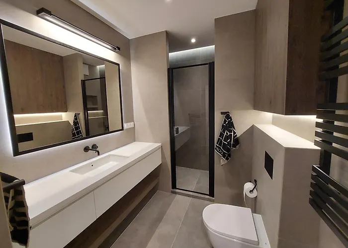 Lägenhet Luxurious Vanilla Apartment, Self Check-in 24h, Free Parking, Air-conditioning