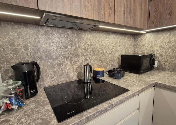 Lägenhet Luxurious Vanilla Apartment, Self Check-in 24h, Free Parking, Air-conditioning