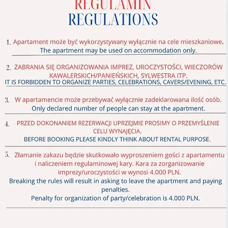 Luxurious Vanilla Apartment, Self Check-in 24h, Free Parking, Air-conditioning * Познань