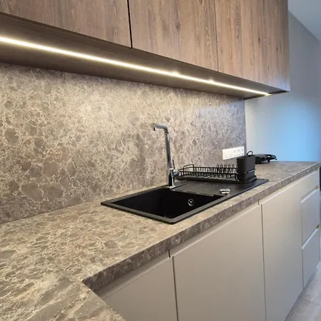 Lägenhet Luxurious Vanilla Apartment, Self Check-in 24h, Free Parking, Air-conditioning Poznań
